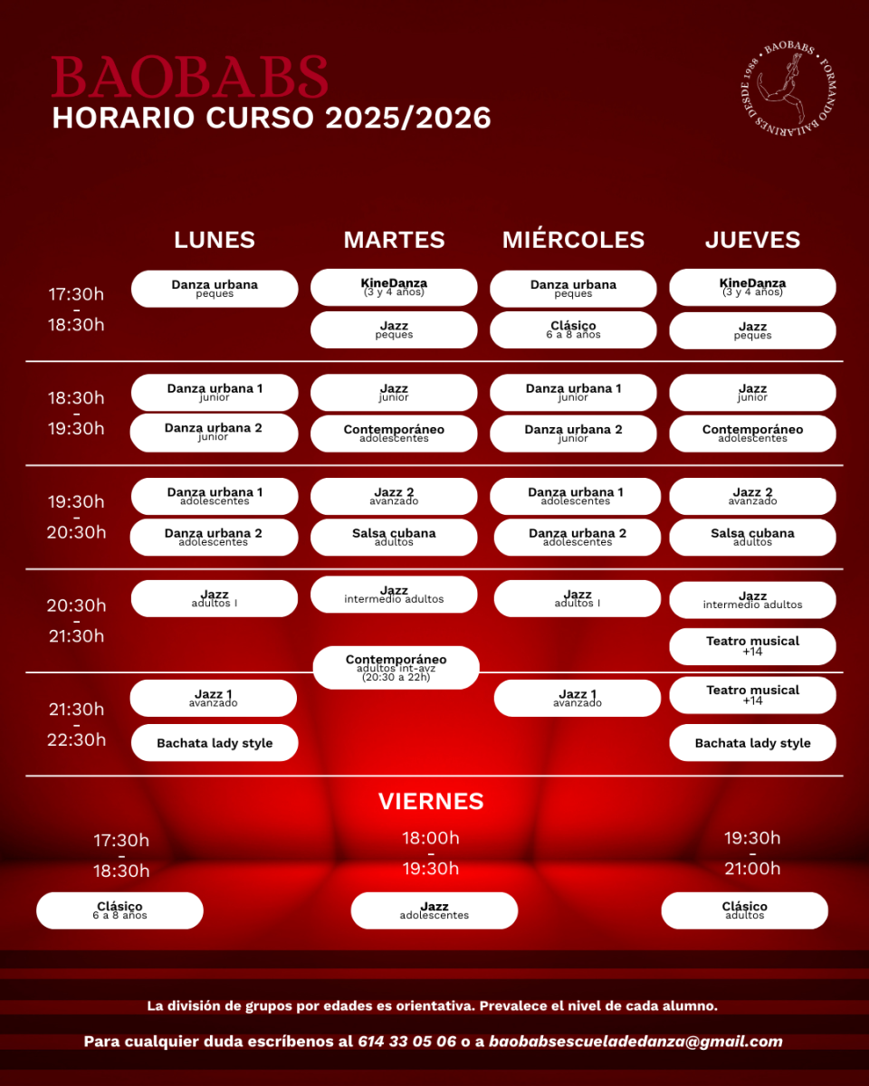 HORARIO CURSO 20242025